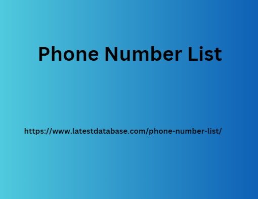 Phone Number List