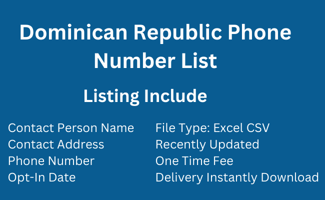 Dominican-Republic Phone Number List