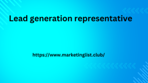 Lead generation representative