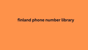 finland phone number library