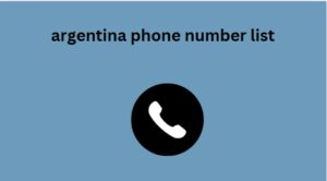 argentina phone number list