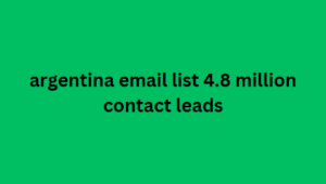 argentina email list 4.8 million contact leads