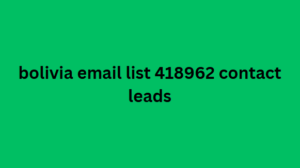 bolivia email list 418962 contact leads