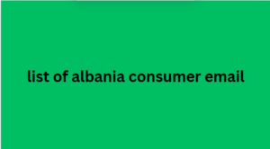 list of albania consumer email