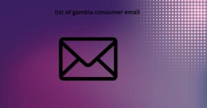 list of gambia consumer email