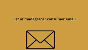 list of madagascar consumer email