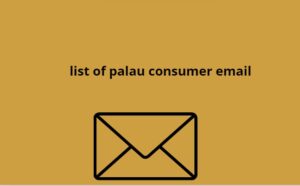 list of palau consumer email