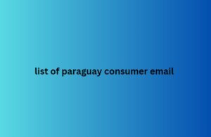 list of paraguay consumer email