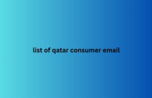 list of qatar consumer email