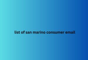 list of san marino consumer email