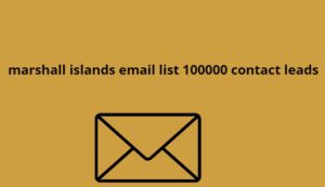 marshall islands email list 100000 contact leads