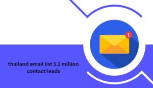 thailand email list 1.1 million contact leads