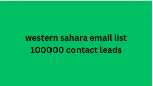 western sahara email list 100000 contact leads